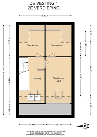 Floorplan - De Vesting 4, 4194 AR Meteren